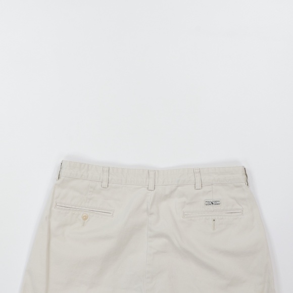 Vintage 90s Ralph Lauren Chino Shorts Beige - Picture 6 of 9